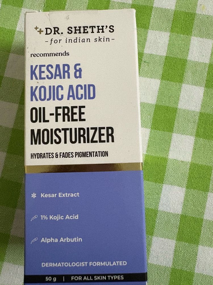 Dr. Sheth&#39;s Kesar &amp; Kojic Acid Moisturizer