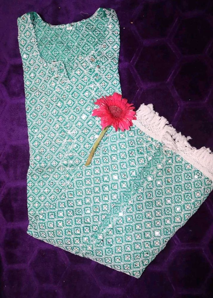 Chikankari Embroidered Kurta Set