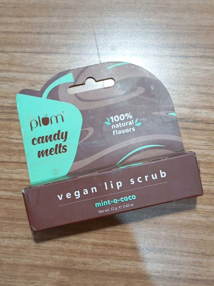 Plum Candy Melts Vegan Lip Scrub