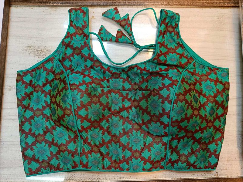 Blue Multi Blouse