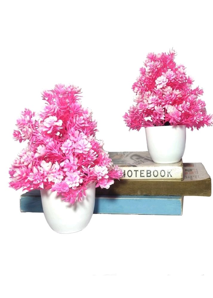 Artificial Flower With Pots