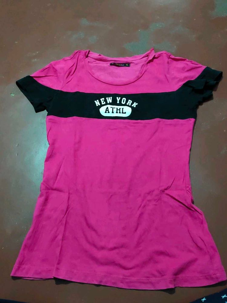 Pink Graphic Tee