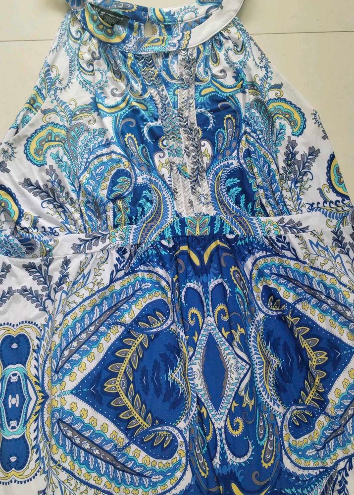 Paisley Halter Dress