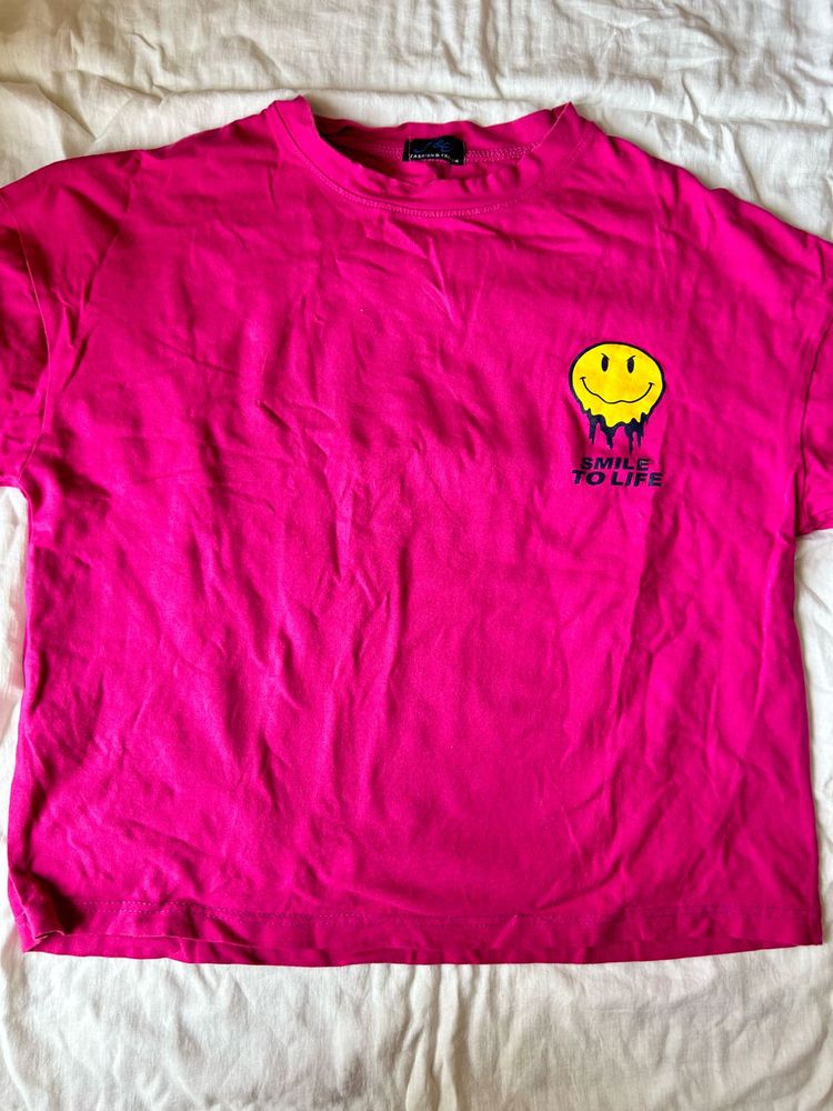 Pink Graphic Tee