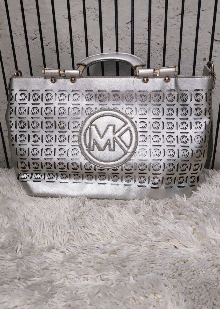 MK silver handbag