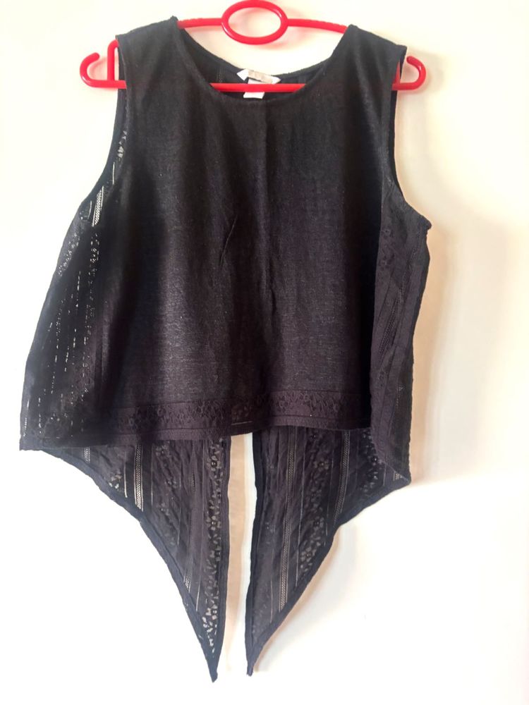 H&amp;m Styled Tie Back Top