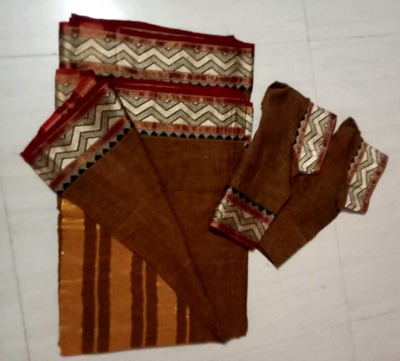 Cotton Saree with blouse