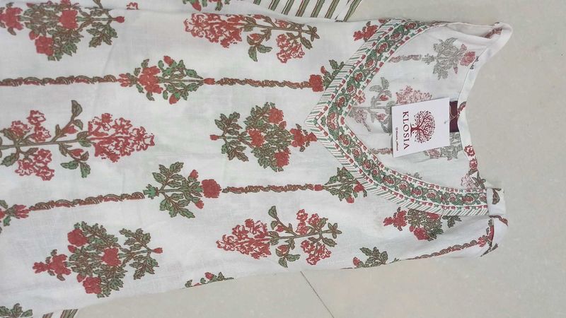 Floral Print Kurta