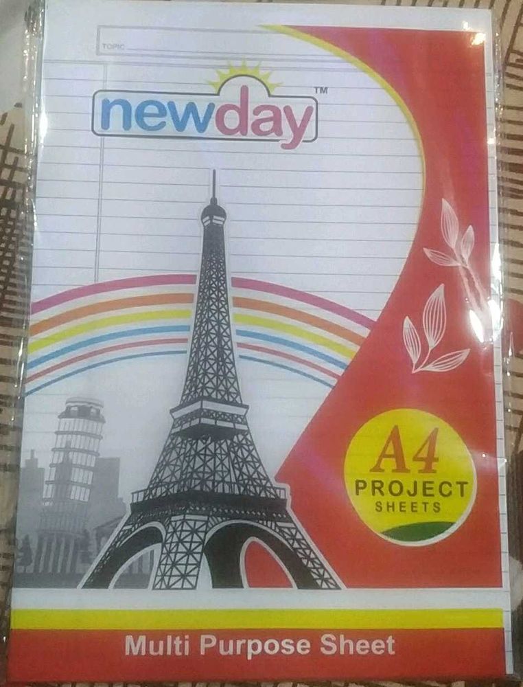 A4 Sheets + (Free Stick File)