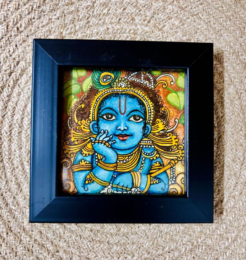 Beautiful Little Krishna Painting