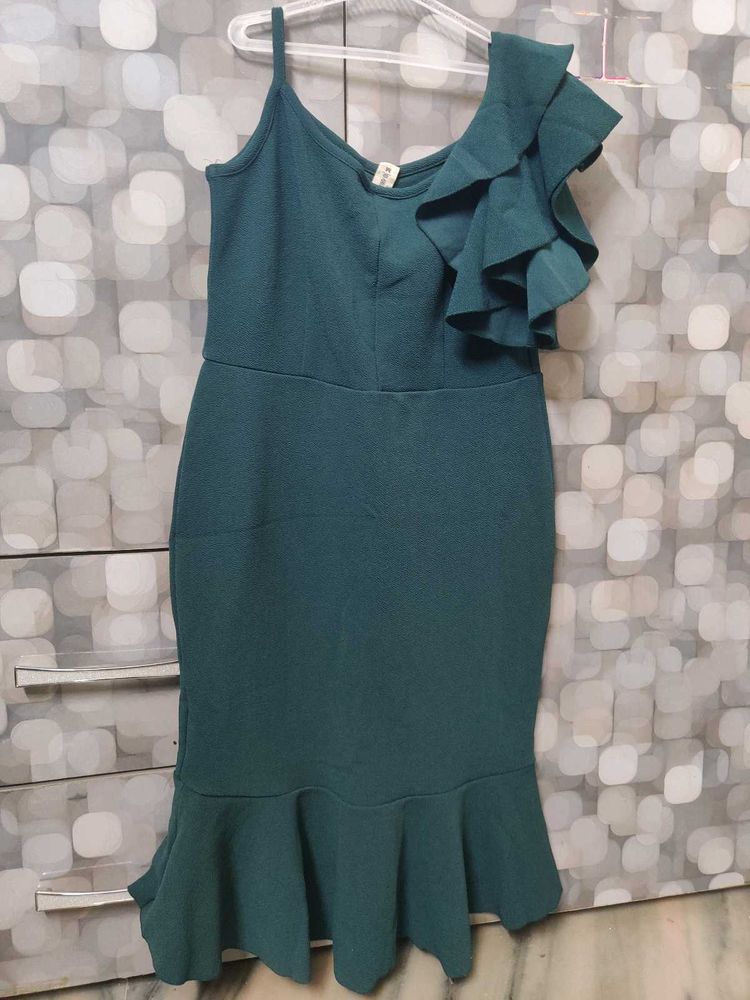 Green Stretchable Dress