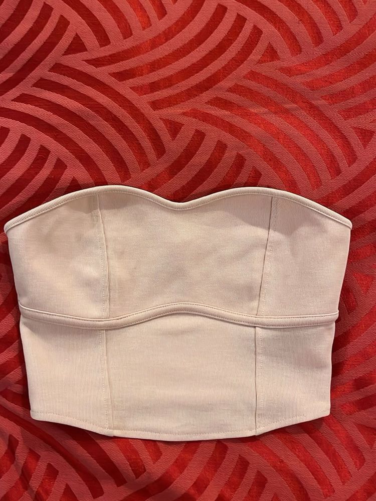 Blush Pink Bandeau Top