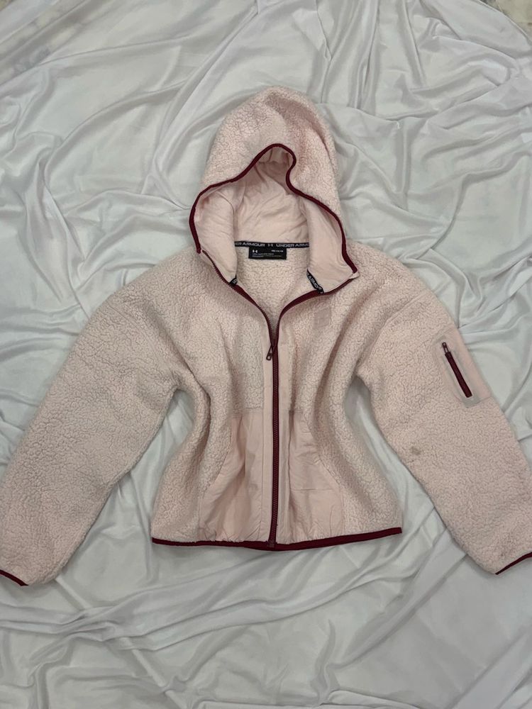 under armour pink hoodie