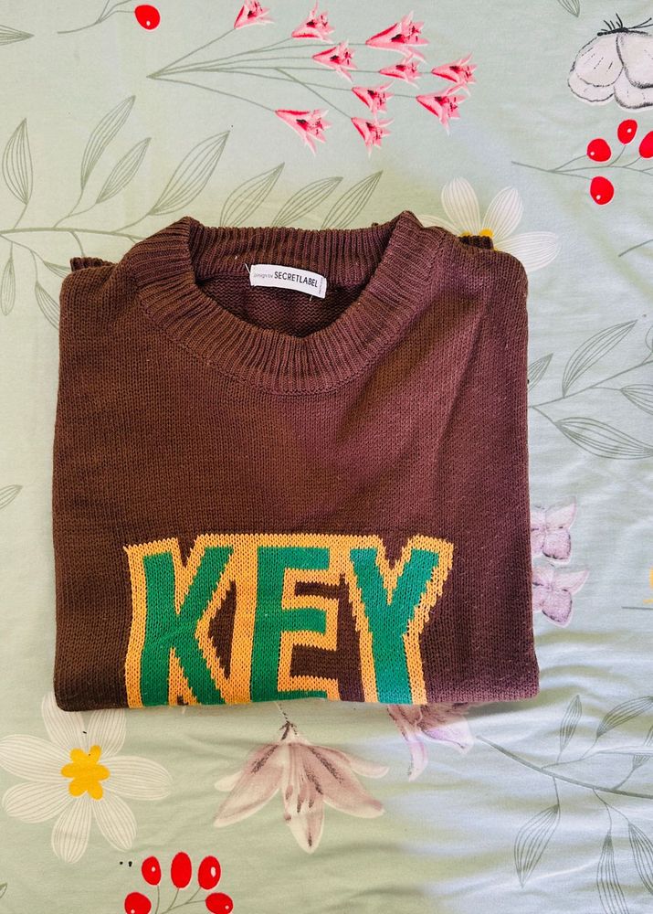woolen grey top