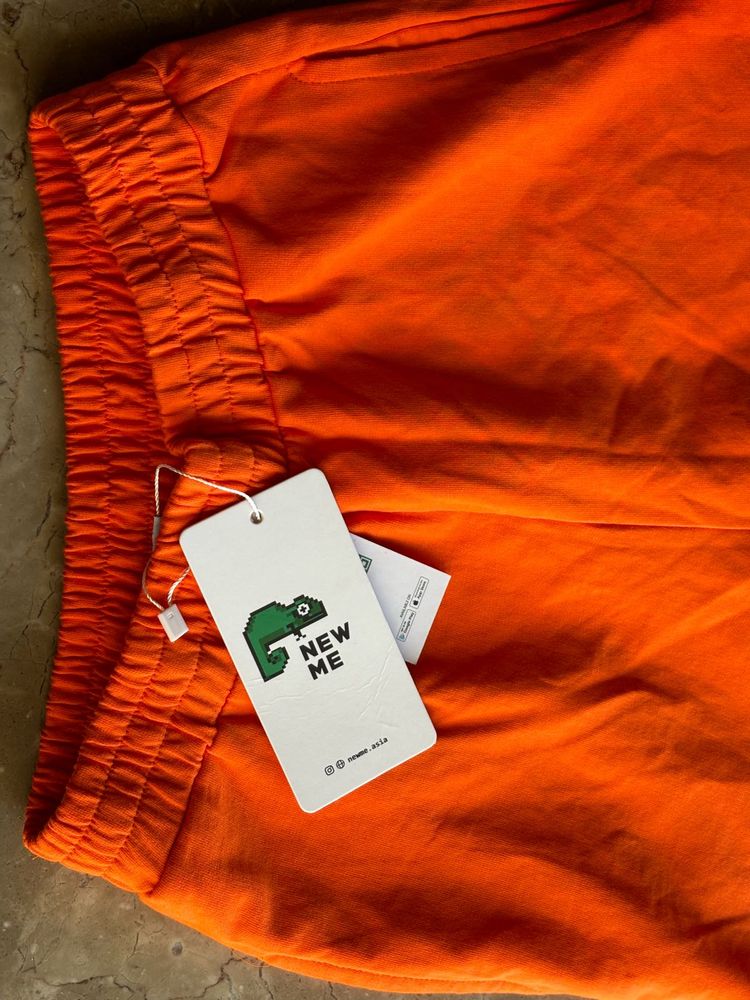 Orange Relaxed Fit Track Pant🧡