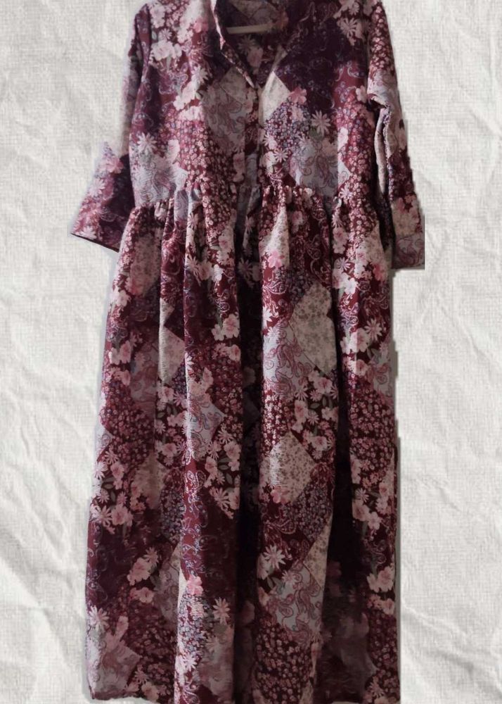 Floral Print Maxi Dress