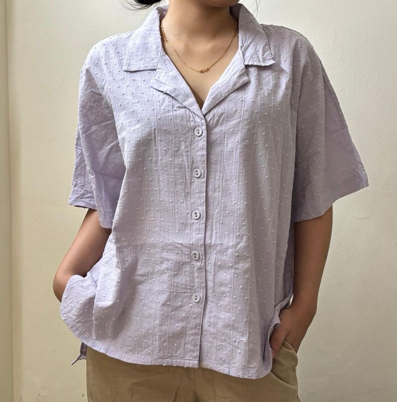 Unisex Boxy Cotton Shirt