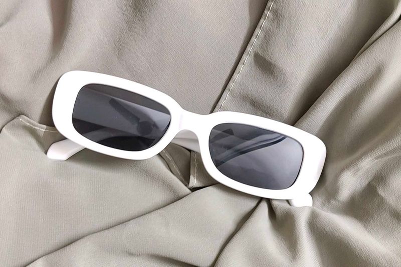 Chic White Frame Sunglasses