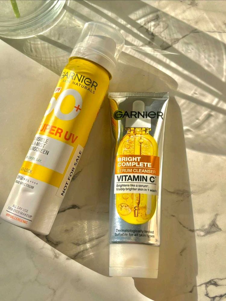 Garnier Vitamin C Cleanser &amp; Sunscreen
