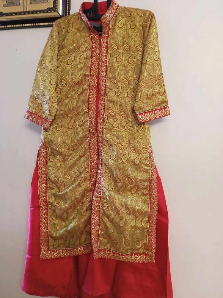 3 Piece Set Kurta , Ghagra , Dupatta