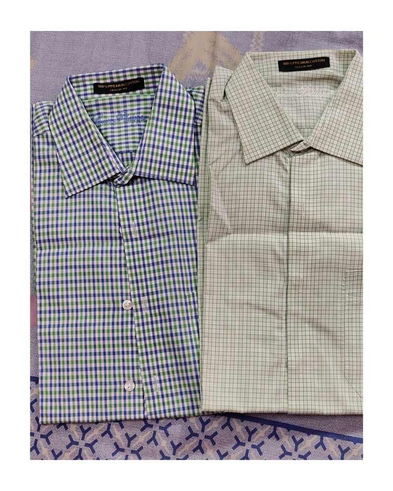 Mens Combo Checked Shirt