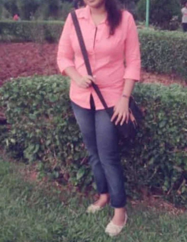 Orange Casual Shirt