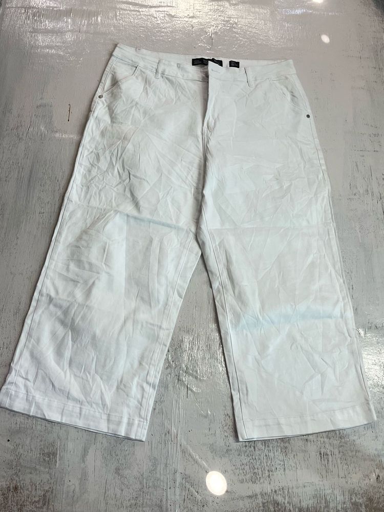 White Baggy Jeans Phant