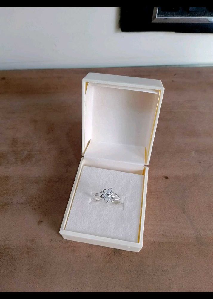 Two Ring Pure Silver