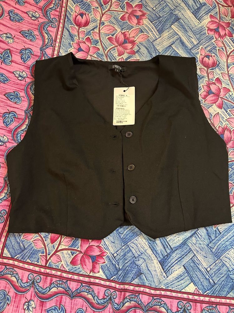 Stylish Black Vest