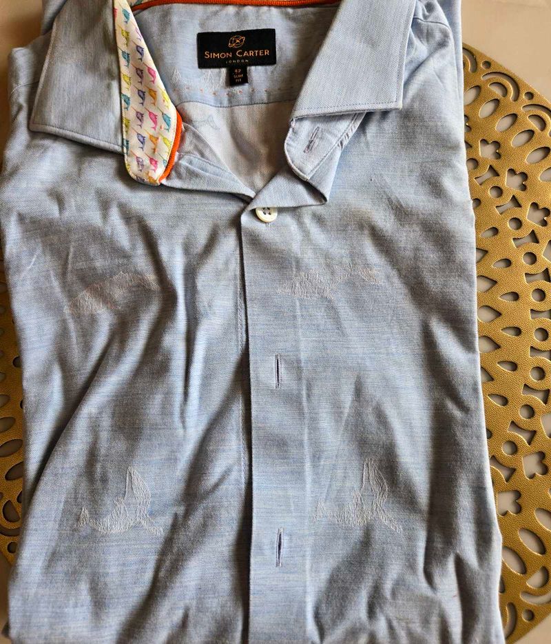 Simon Carter Light Blue Shirt