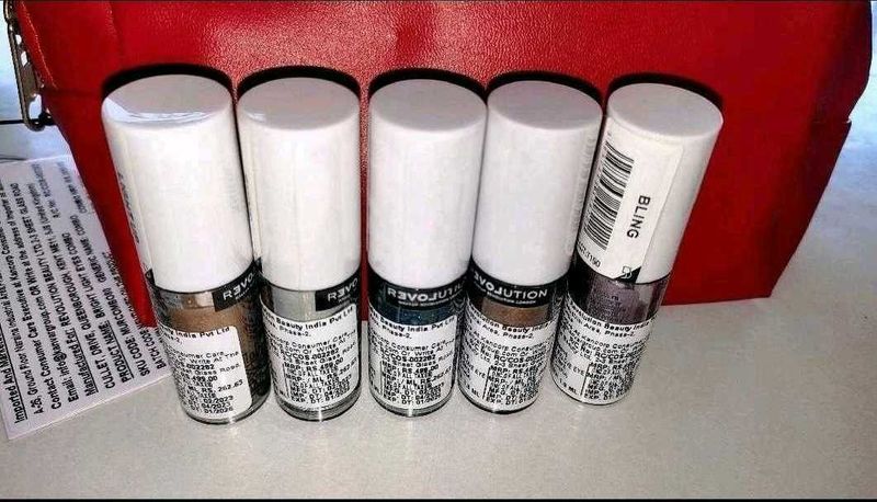 Revolution Bright Light Eyeshadow Pack Of 5