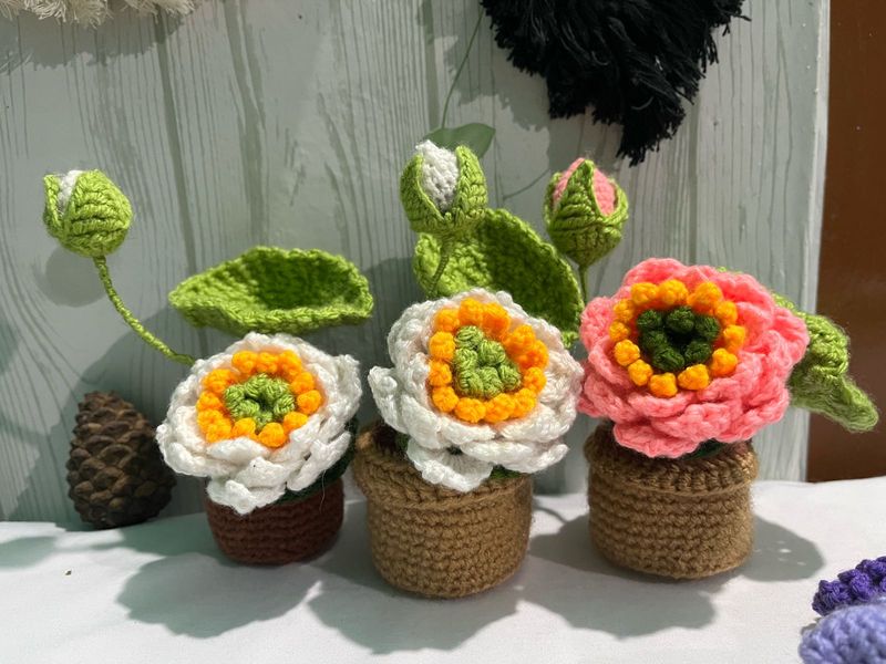 Crochet Lotus Flowers 🪷