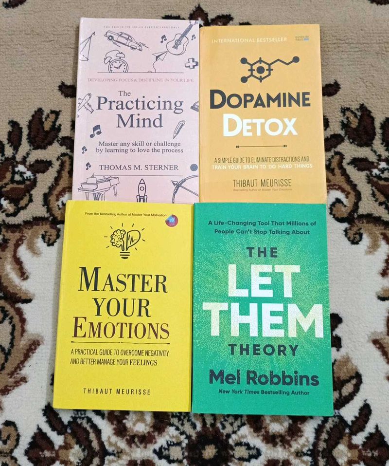 Set of 4 Self-Help Books
