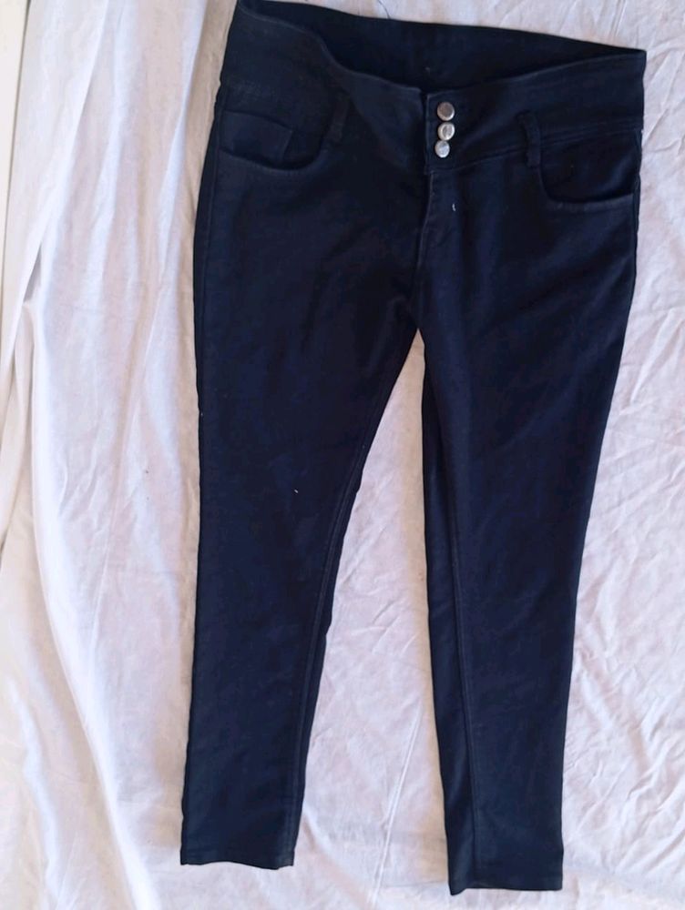 Women Skinny Black Denim