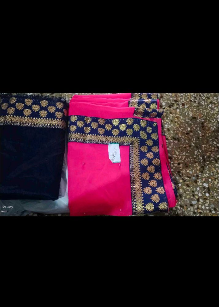 Saree With Blouse Peace