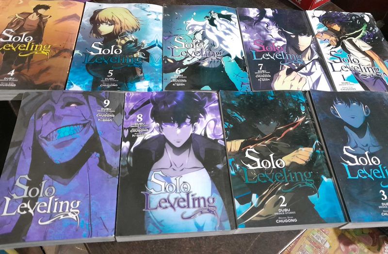 Solo Leveling Manga Set Of 10